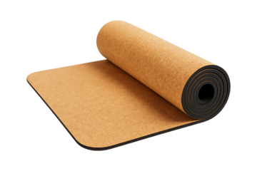 Non Slip Exercise Mat Isolated on a Transparent Background