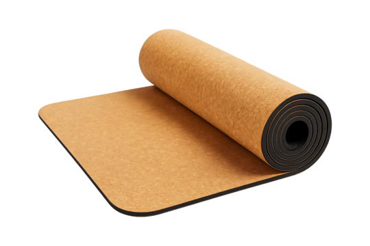 Non Slip Exercise Mat Isolated on a Transparent Background