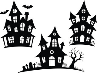 Painting silhouettes, home renovation, ladder workers, manual labor, wall painting, black and white, teamwork, improvement, DIY, construction scene