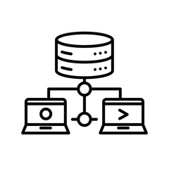 Tech Stack diagram illustrating development and programming icons  