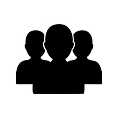 Professional user group icon, team and community symbol Vector, illustration