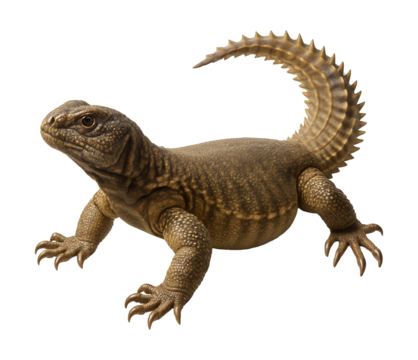 Spiny-tailed lizard with a sturdy body and small, even scales.
