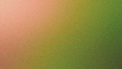 Warm textured gradient background in earthy tones of green, yellow and red with fine noise effect