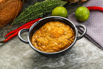 Indian cuisne - Chicken massala with sauce