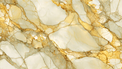 Elegant Light Marble Texture Background with Golden Veins Design Interior