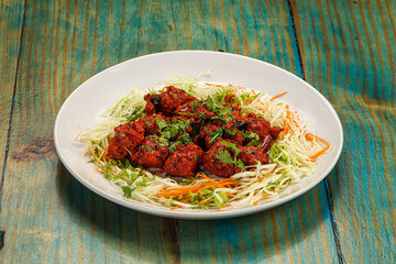 Indian cuisine - Red Chicken 65