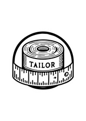 Tailor Measuring Tape Icon