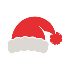 Santa Hat Vector Illustration for Christmas Holiday, Festive Season, Winter Celebration and Greeting Card Designs