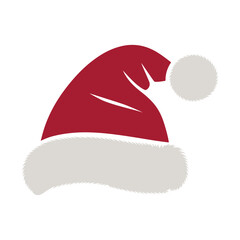 Santa Hat Vector Illustration for Christmas Holiday, Festive Season, Winter Celebration and Greeting Card Designs