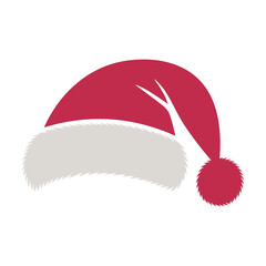 Santa Hat Vector Illustration for Christmas Holiday, Festive Season, Winter Celebration and Greeting Card Designs