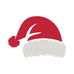 Santa Hat Vector Illustration for Christmas Holiday, Festive Season, Winter Celebration and Greeting Card Designs