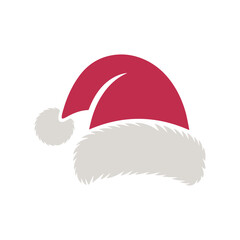 Santa Hat Vector Illustration for Christmas Holiday, Festive Season, Winter Celebration and Greeting Card Designs
