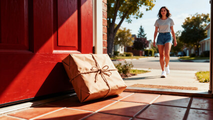 Fast delivery of parcels to the customer's door.