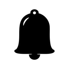 Notification bell icon, symbol for alert or reminder Vector, illustration