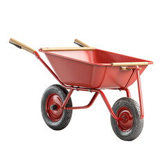 Gardening Wheelbarrow Isolated