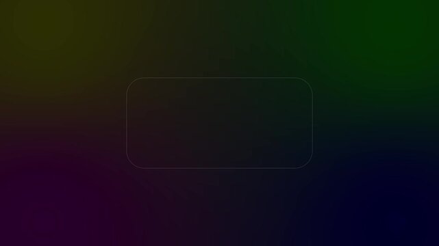 blurred animated UI design,Beautiful transparent rounded rectangle glass frame background, realistic liquid glass morphism user interface, abstract empty frosted plate on pink colorful gradient, 