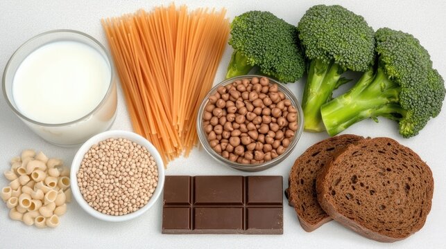 A vibrant collection of fried foods and snacks displayed attractively, providing ample space for culinary text and recipes