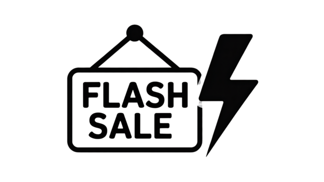 Get Ready! Flash sale event. Limited time promotions and special offers