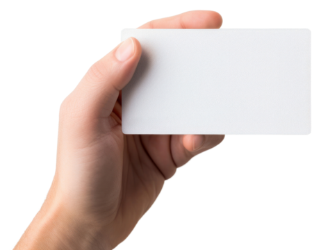 PNG Hand holding business card electronics. - Powered by Adobe