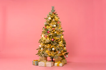 decorated christmas tree