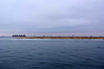croisière sur l'océan atlantique a Swakopmund, Namibie
