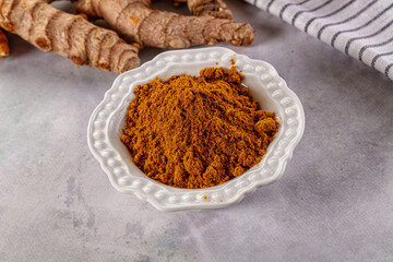 Indian spices - Curry powder heap