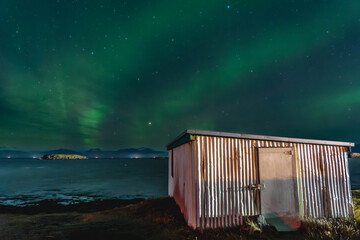Dancing lights over Iceland