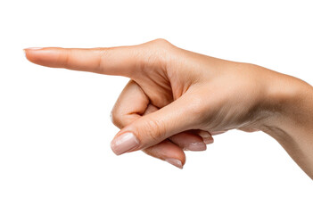 Close-up of a light-skinned hand pointing (4)