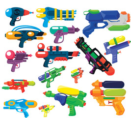 vector design of watargun 