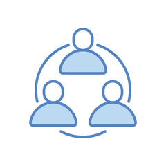 Teamwork vector icon
