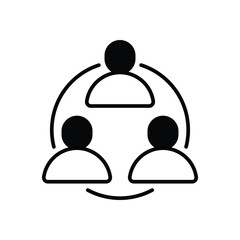 Teamwork vector icon