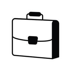 Briefcase vector icon