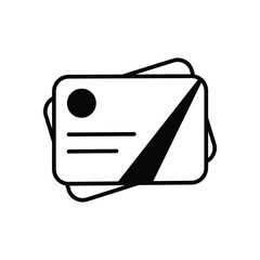 Business Card vector icon