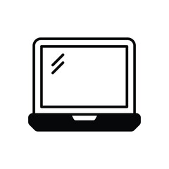 Laptop vector icon