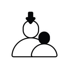 Leadership vector icon
