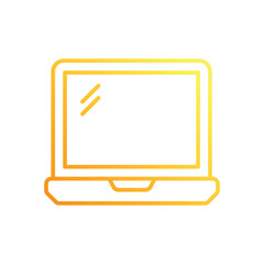 Laptop vector icon