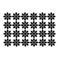 Snowflake seamless pattern. Christmas pattern