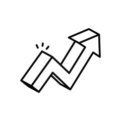 Growth vector icon