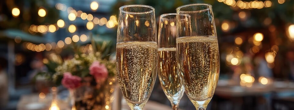 Champagne glass wine wedding bar background clinking friends party isolated people. Sparkling champagne glass wine restaurant beer toast happy year home white new concept bottle transparent luxury eve - Powered by Adobe