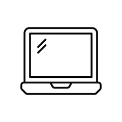 Laptop vector icon