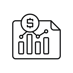 Stock Market vector icon