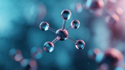 Captivating Molecular Structures Reveal the Beauty of Chemistry in a High-Tech Lab