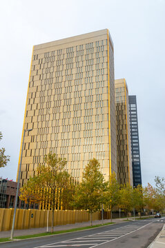 Luxembourg, Luxembourg - October 29, 2025: Seat of the Court of Justice of the European Union (CJEU).