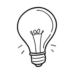 light bulb vector illustration