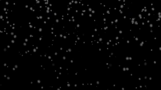 Winter Falling Snow - Animation of falling snow. Winter snowfall. Looping video. New Year. Rosary of Christ.