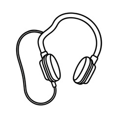 headphones icon vector illustration