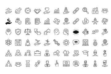 Corporate Business all kinds of icons vector set