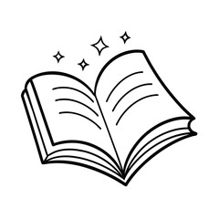 open book vector