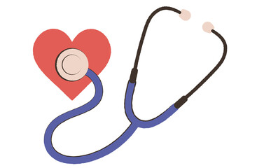 stethoscope and heart