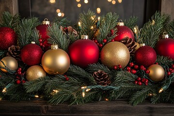 christmas tree with decorations